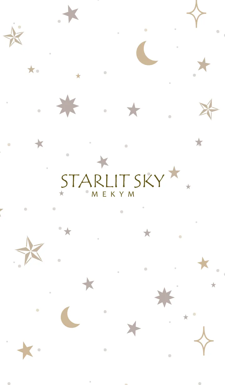 [LINE着せ替え] SIMPLE STARLIT SKY-MEKYM 16の画像1