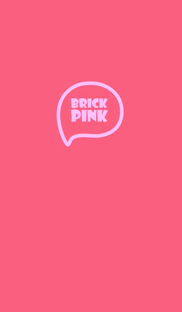 [LINE着せ替え] Love Brick Pink   Theme Ver.8 (JP)の画像1