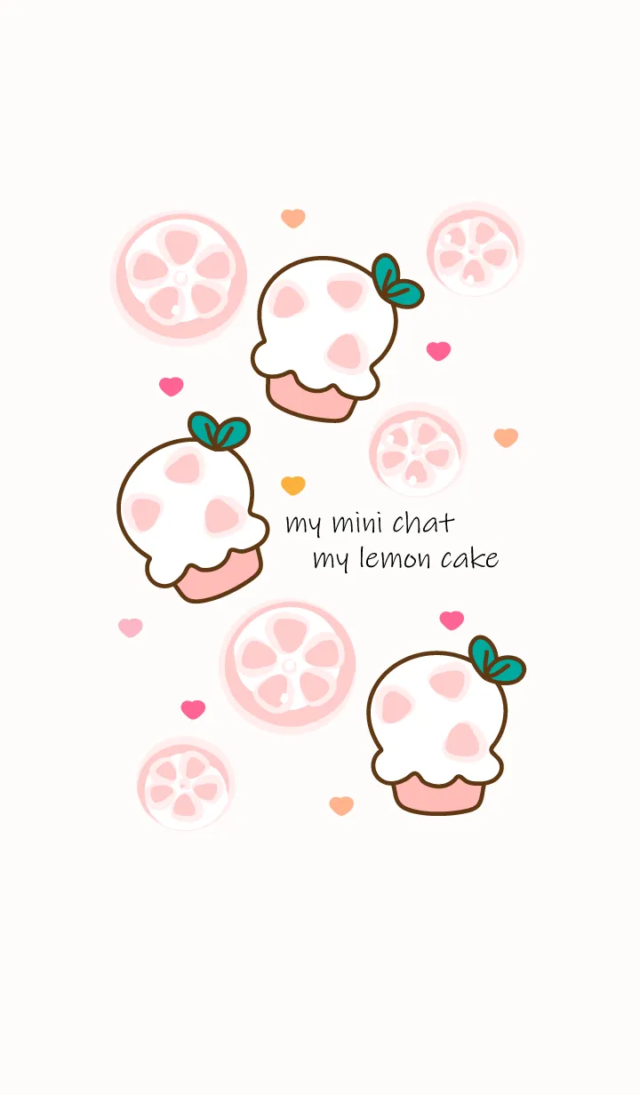 [LINE着せ替え] Pink lemon cake 10の画像1