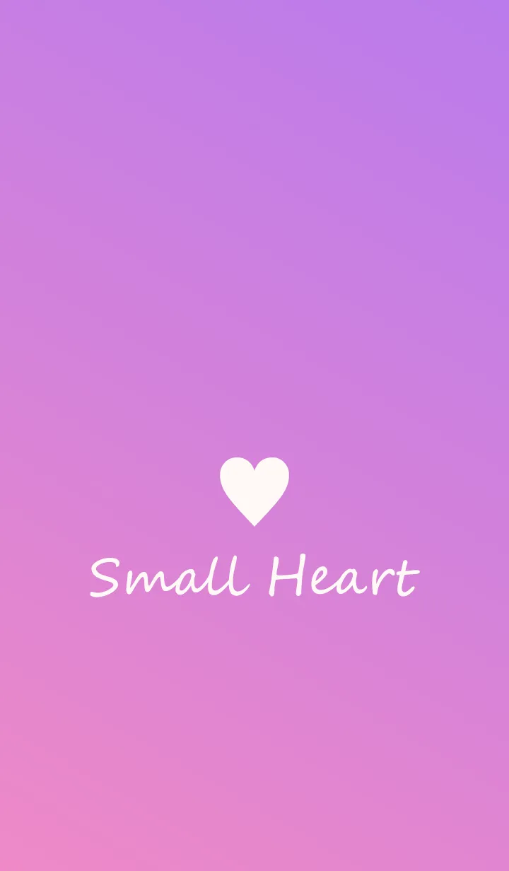 [LINE着せ替え] Small Heart *Pink&Purple*の画像1