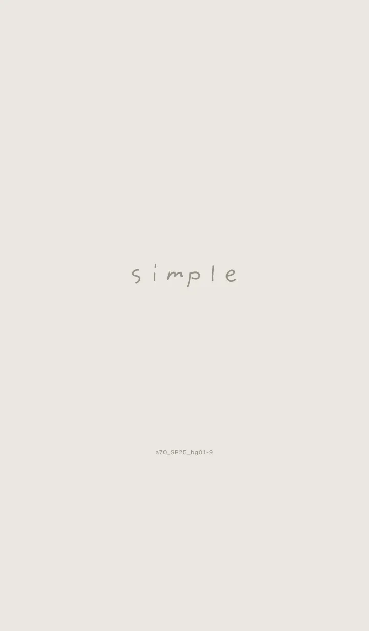 [LINE着せ替え] a70_25_ベージュ1-9の画像1