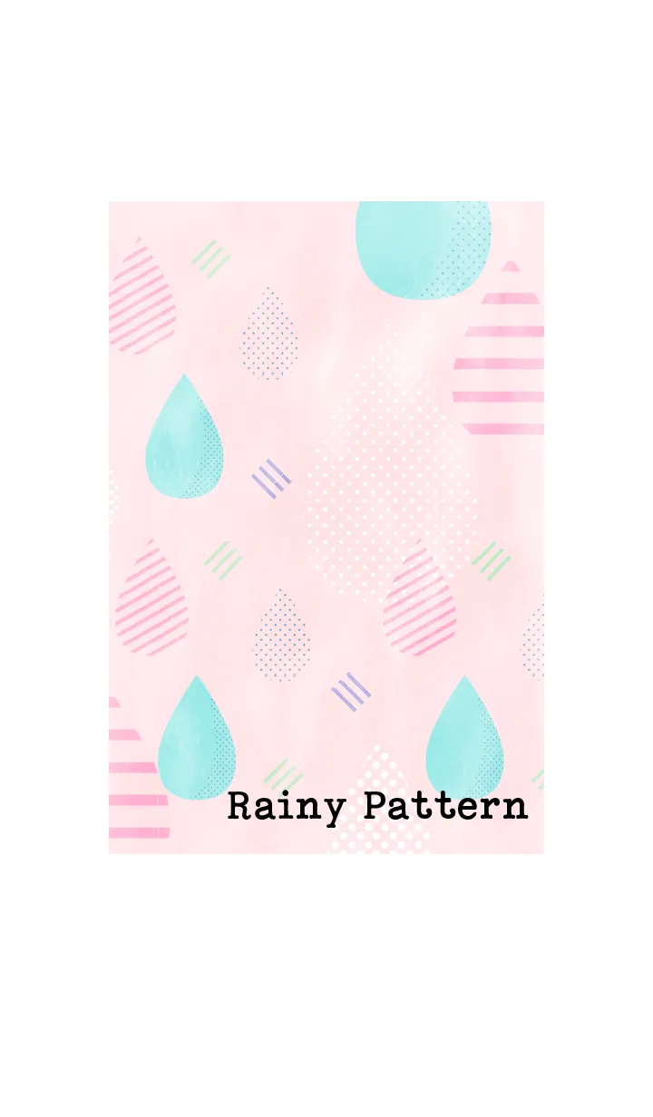 [LINE着せ替え] Rainy Pattern 2の画像1