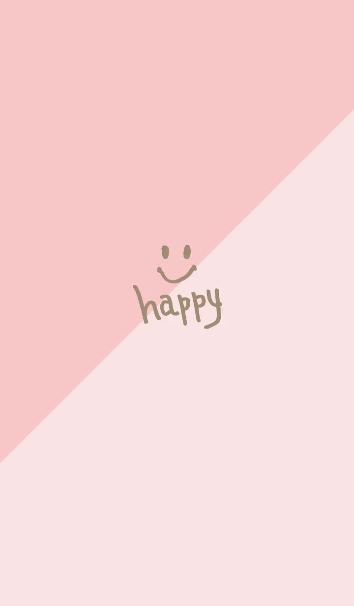 [LINE着せ替え] 2色半分 ピンク4の画像1