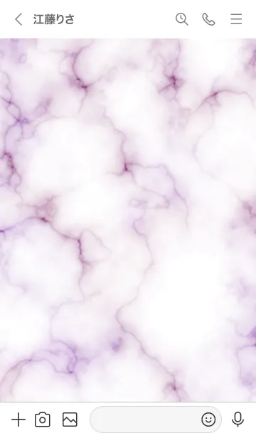 [LINE着せ替え] 大理石／くすみぴんくの画像3