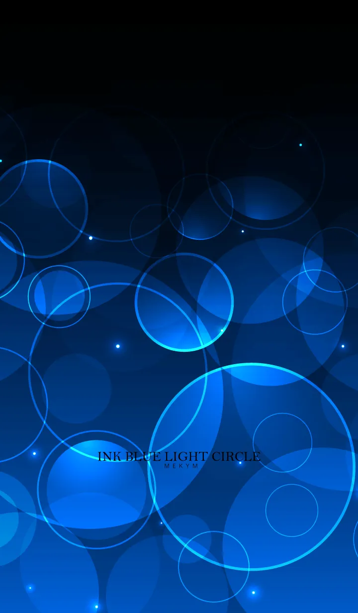 INK BLUE LIGHT CIRCLEの着せ替えメイン画像