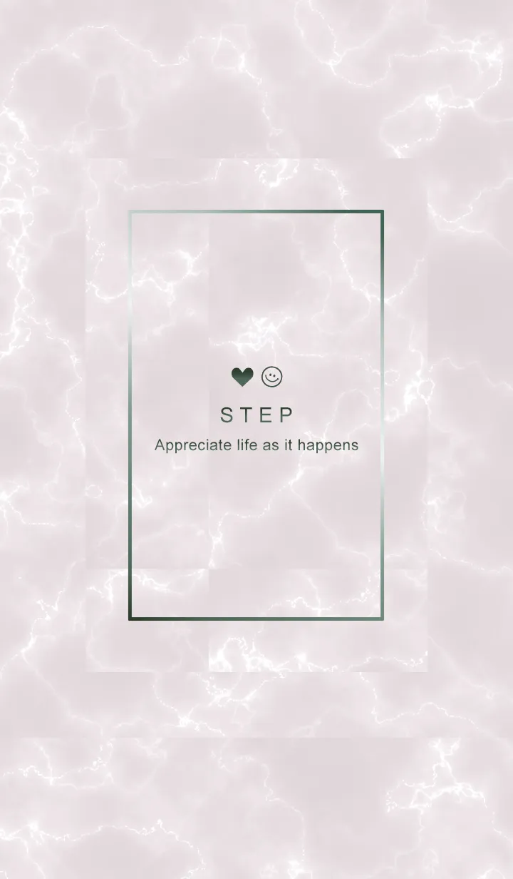 [LINE着せ替え] 今を楽しみ♬大切に♥大理石ピンク32_1の画像1