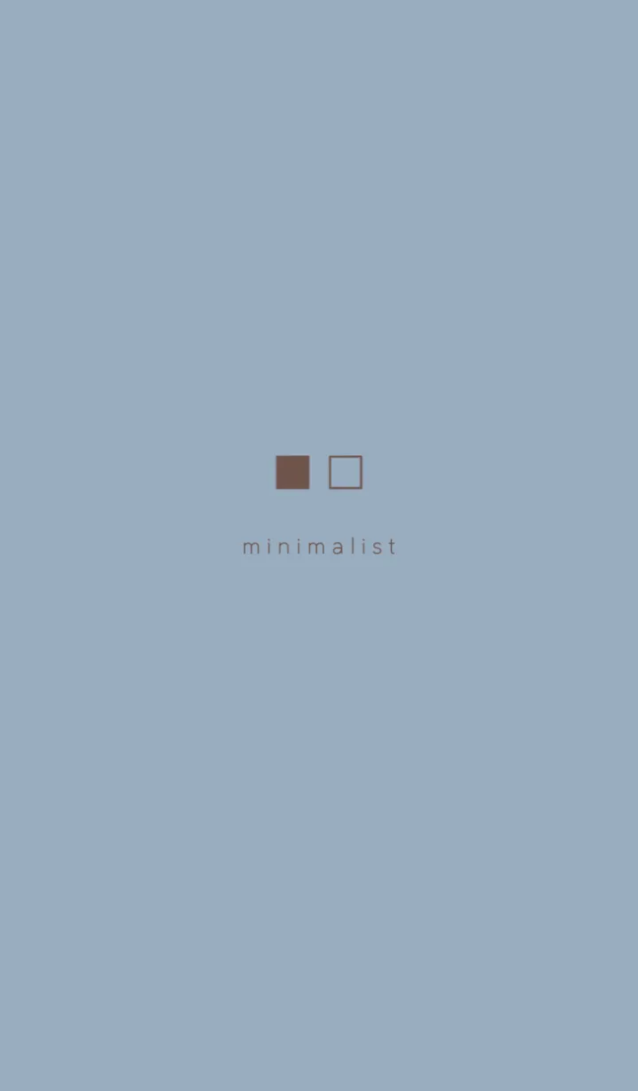 [LINE着せ替え] Minimalist Square #ブルーベージュ 1の画像1