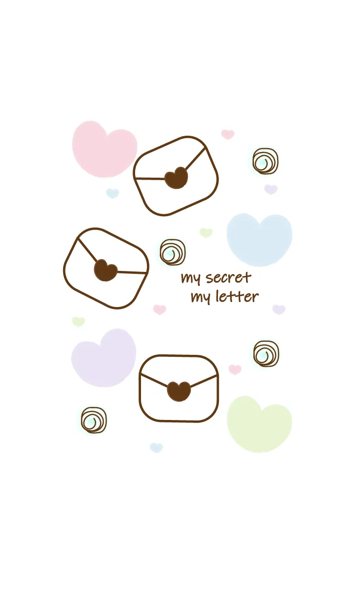 [LINE着せ替え] My secret & My letter 6の画像1