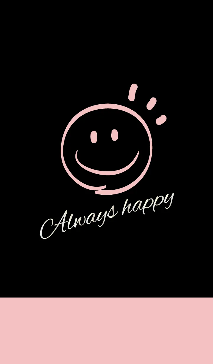 [LINE着せ替え] Always happy -Pink 5-の画像1