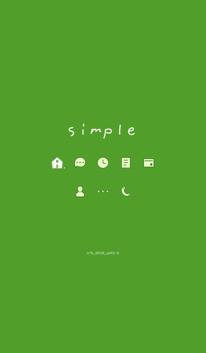 [LINE着せ替え] n71_26_イエロー2-9の画像1