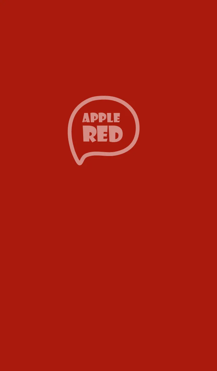 [LINE着せ替え] Love Apple Red Theme Ver.8 (JP)の画像1