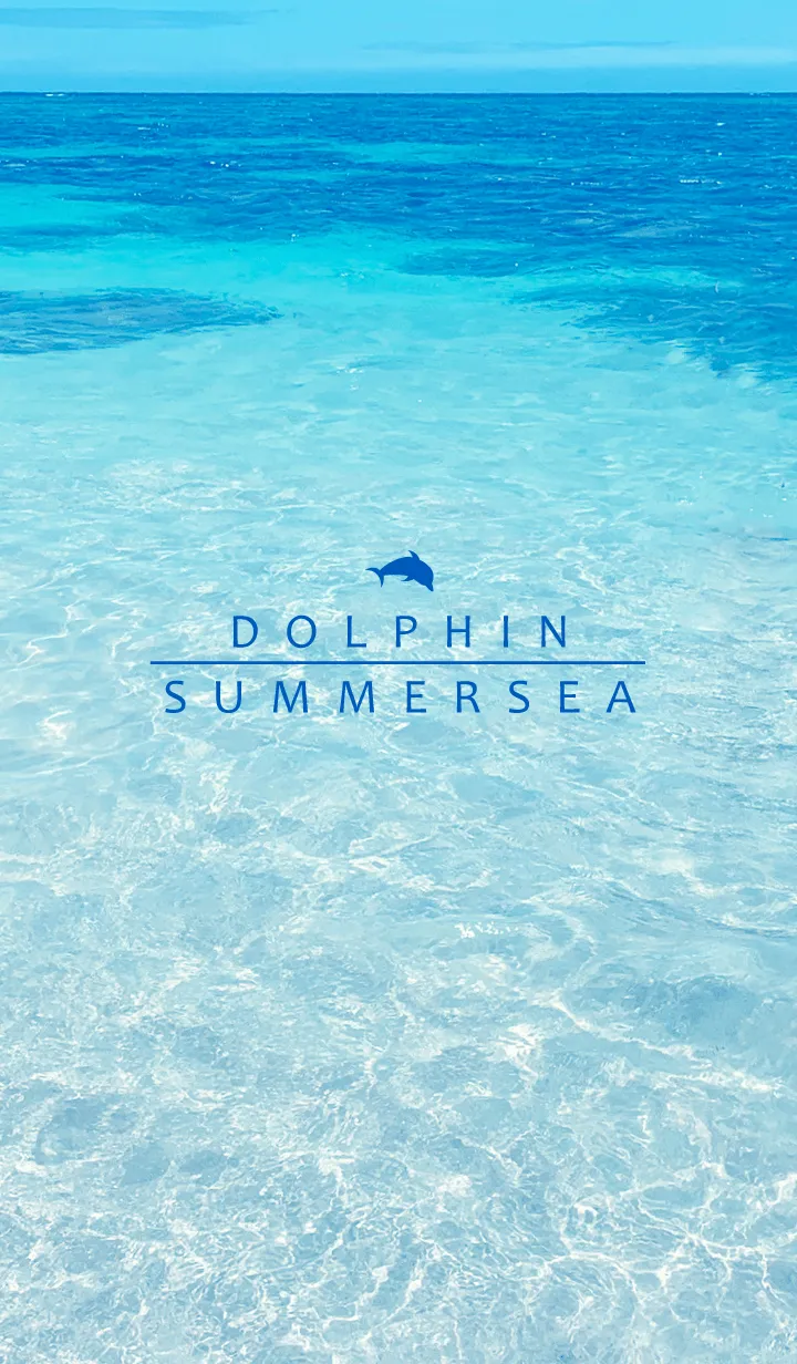 [LINE着せ替え] SUMMER SEA HAWAII-BLUE DOLPHIN 46の画像1