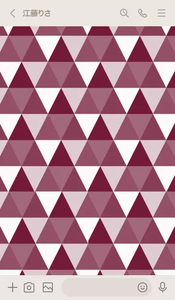 [LINE着せ替え] ザ トライアングル 058の画像3