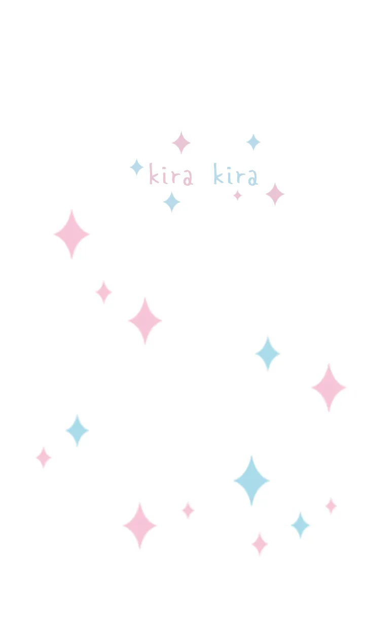 [LINE着せ替え] kira kira*pink and blueの画像1