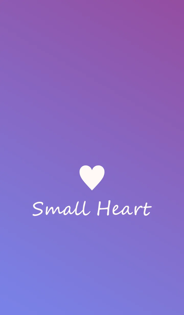 [LINE着せ替え] Small Heart *Blueberry 2*の画像1