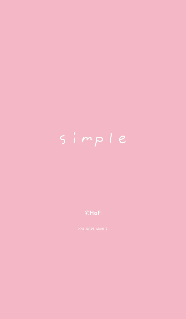 [LINE着せ替え] A72.26_ピンク5-3の画像1