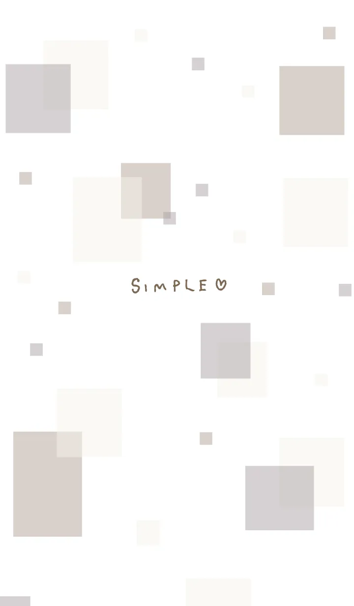 [LINE着せ替え] 大人シンプル四角3の画像1