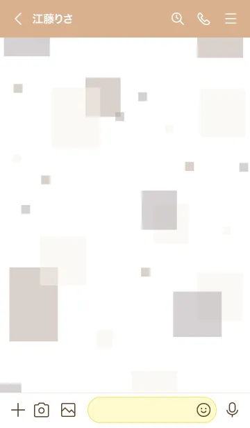 [LINE着せ替え] 大人シンプル四角3の画像3