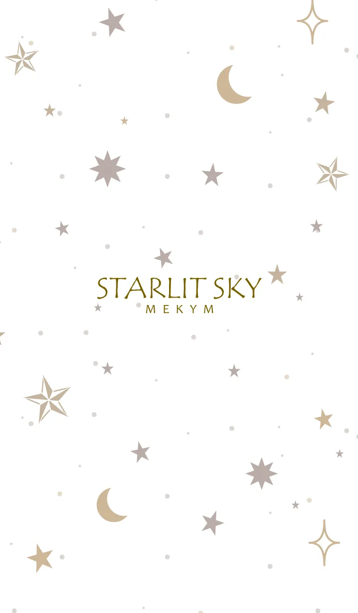 [LINE着せ替え] SIMPLE STARLIT SKY-MEKYM 17の画像1