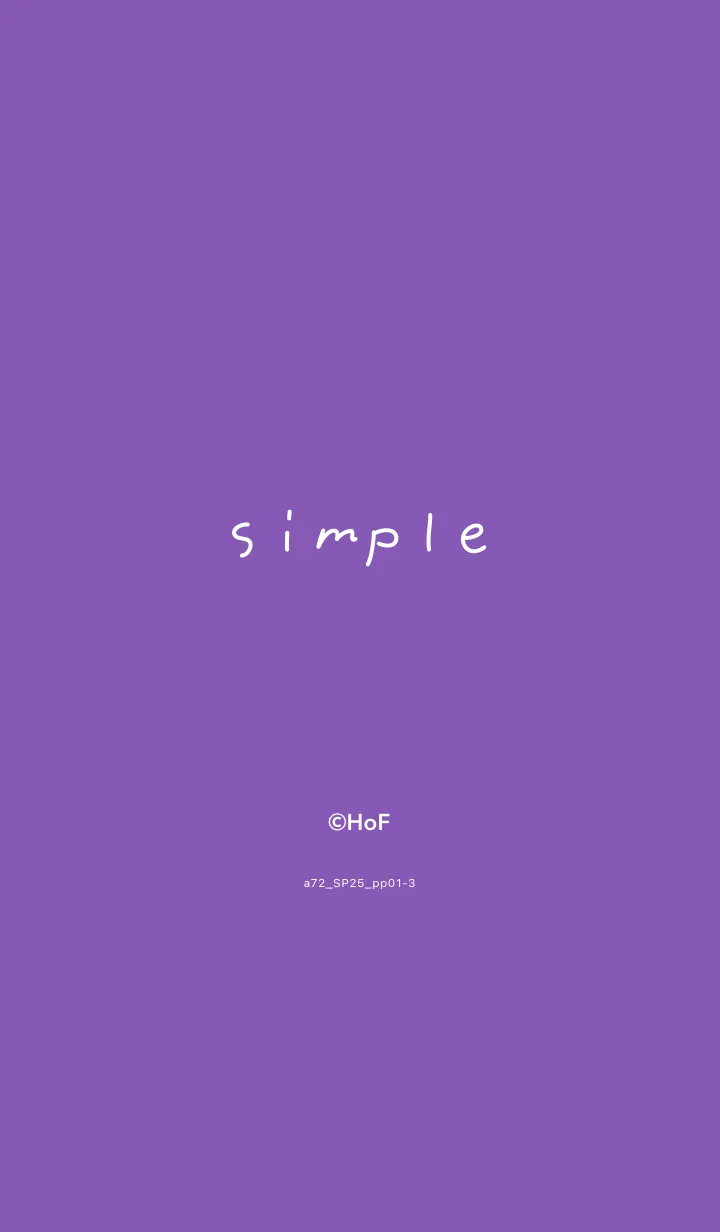 [LINE着せ替え] a72_25_パープル1-3の画像1