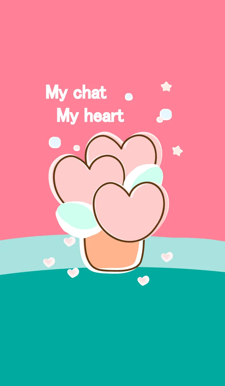 [LINE着せ替え] My chat my heart flower 70の画像1