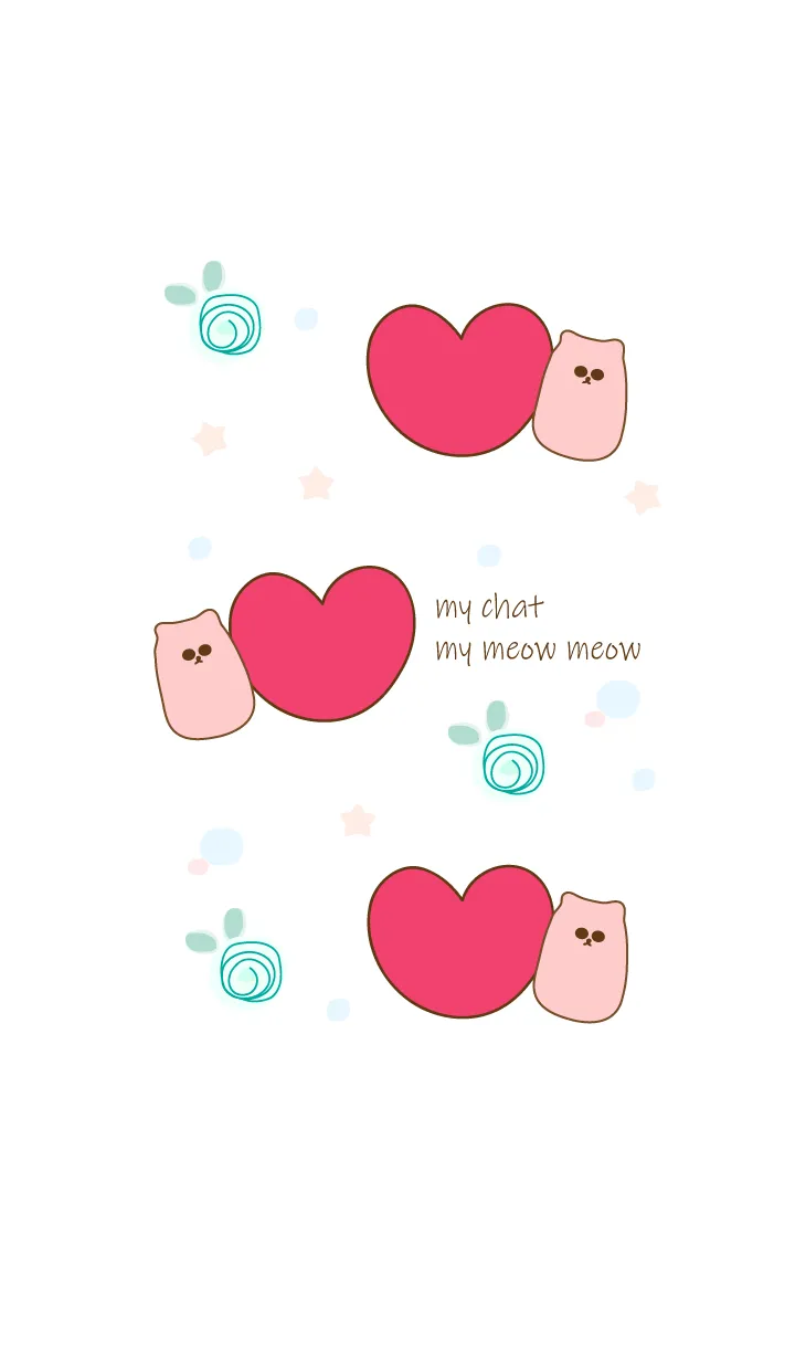 [LINE着せ替え] My chat my meow meow 35の画像1