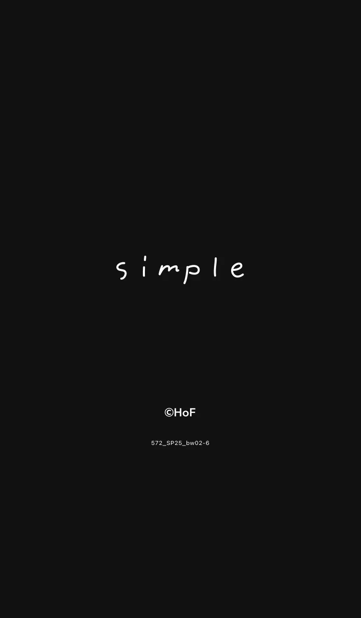 [LINE着せ替え] 572.25_黒/白2-6の画像1