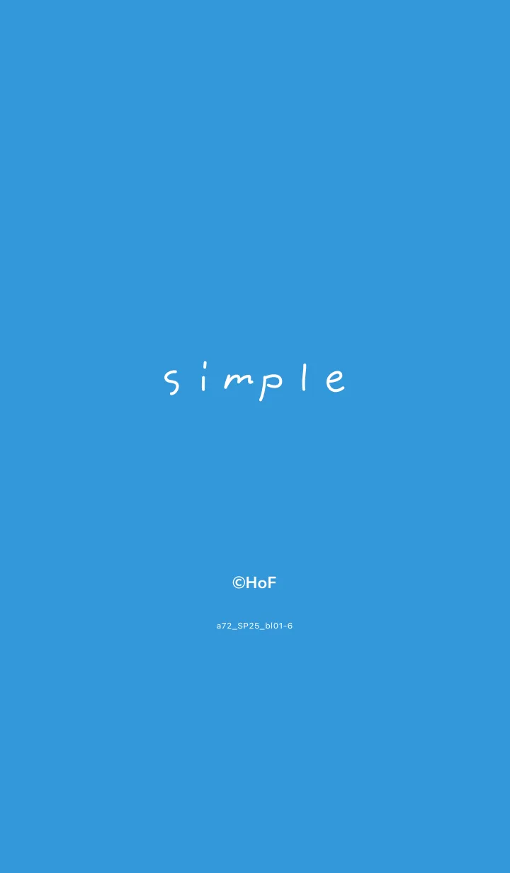 [LINE着せ替え] a72_25_ブルー1-6の画像1