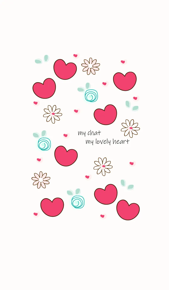 [LINE着せ替え] My chat my lovely heart 35の画像1