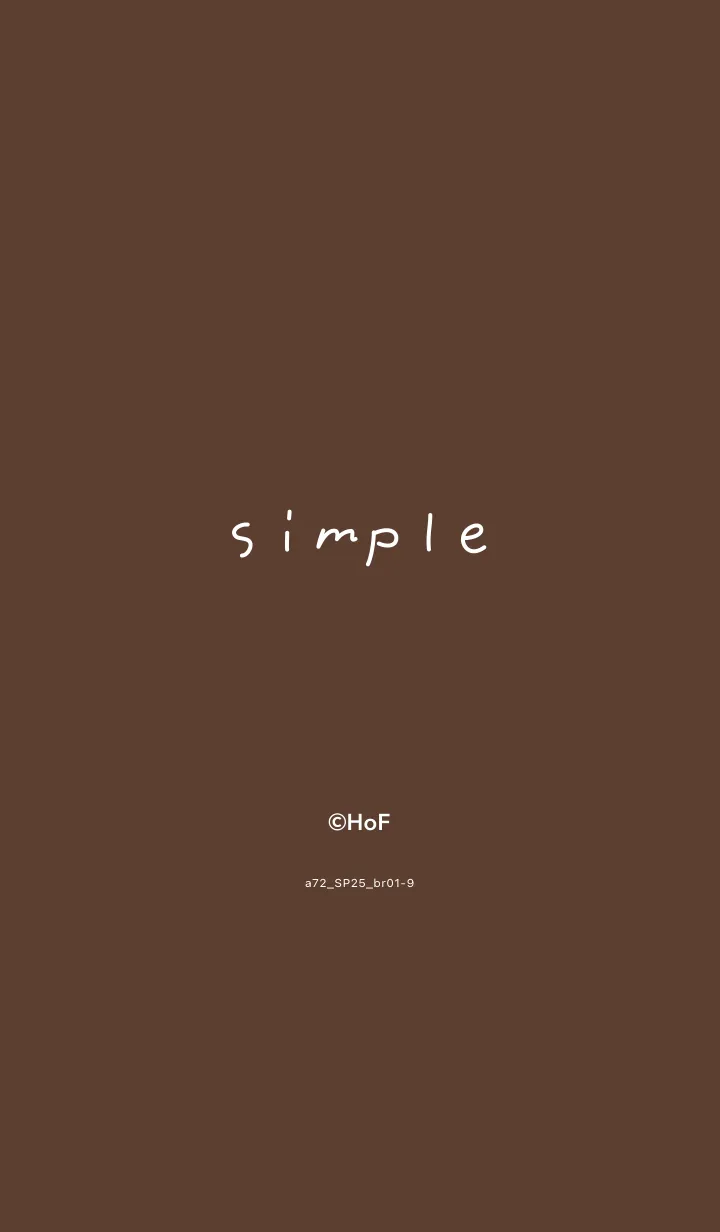 [LINE着せ替え] a72_25_ブラウン1-9の画像1