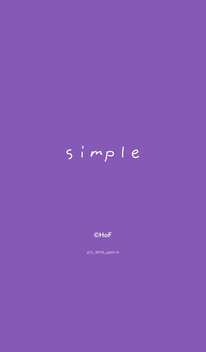 [LINE着せ替え] a72_25_パープル1-9の画像1