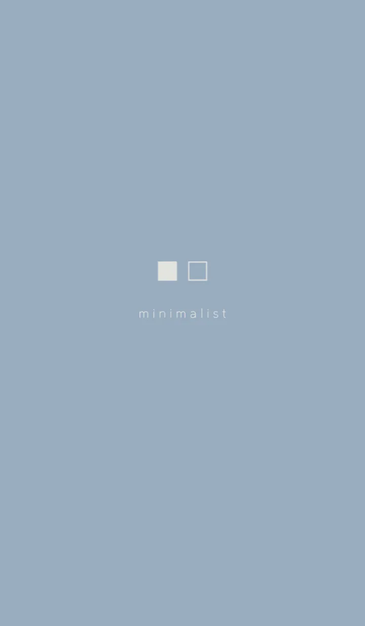 [LINE着せ替え] Minimalist Square  #ブルーベージュ 2の画像1