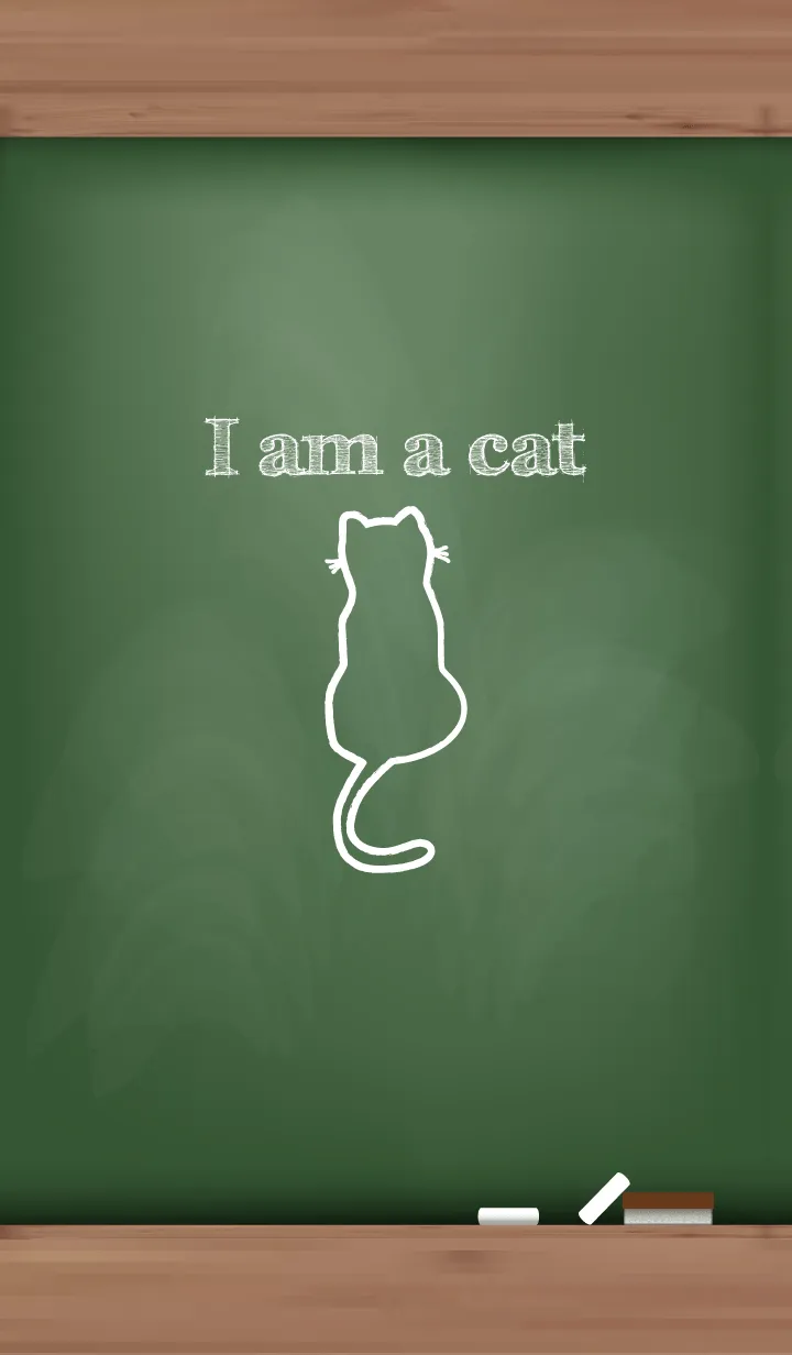 [LINE着せ替え] I am a cat Black Board..の画像1