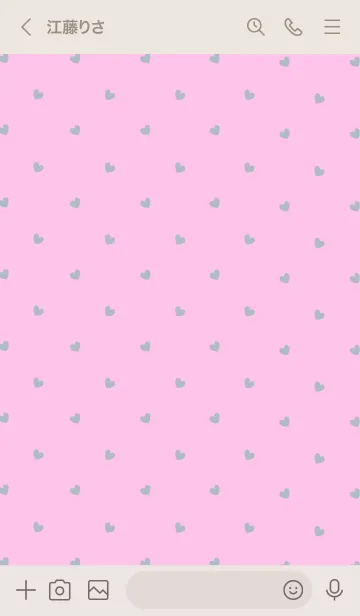 [LINE着せ替え] ミニ ハート 069の画像3