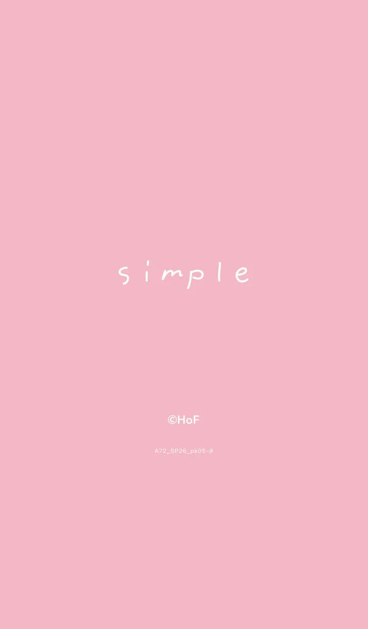 [LINE着せ替え] A72.26_ピンク5-9の画像1