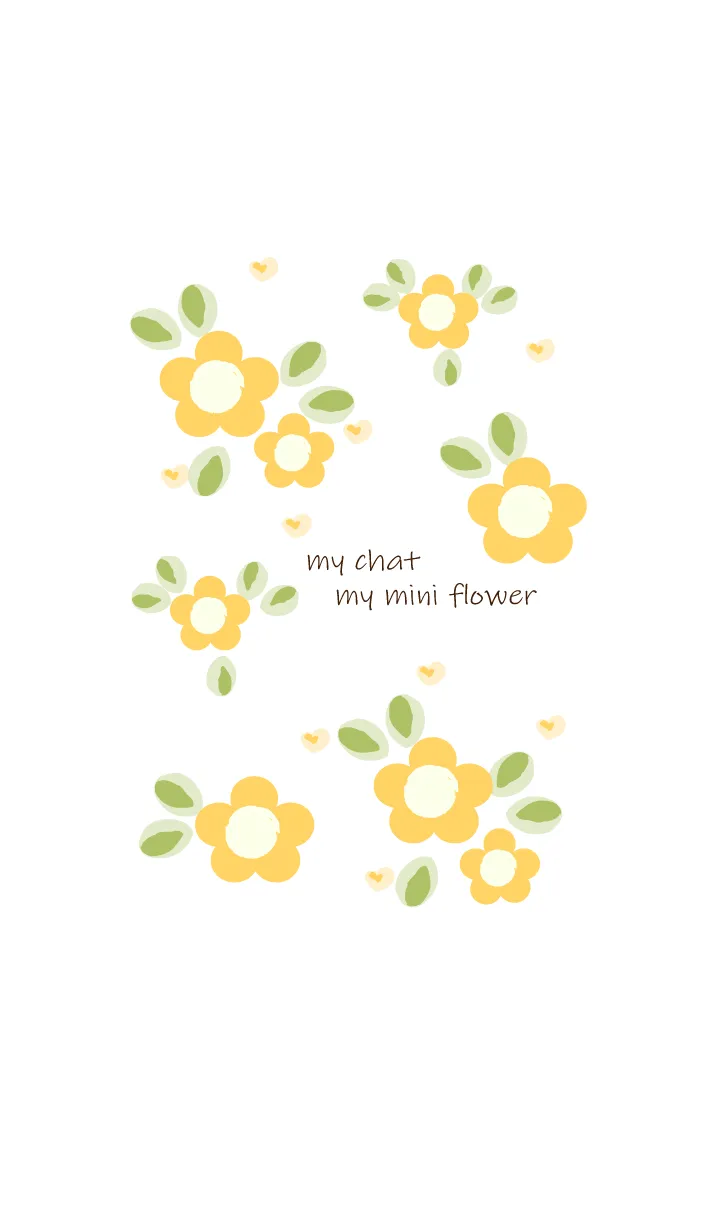 [LINE着せ替え] My chat my mini flower 70の画像1