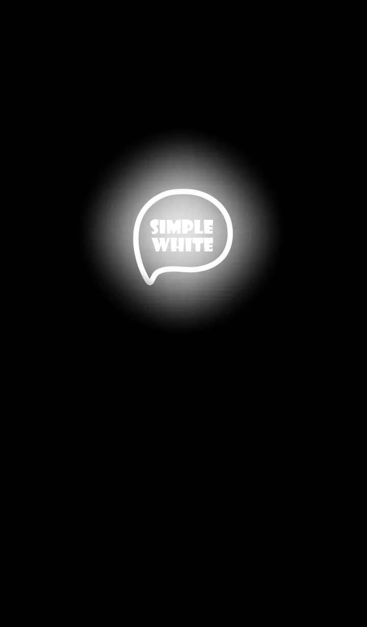 [LINE着せ替え] White  Neon Theme Ver.8 (JP)の画像1