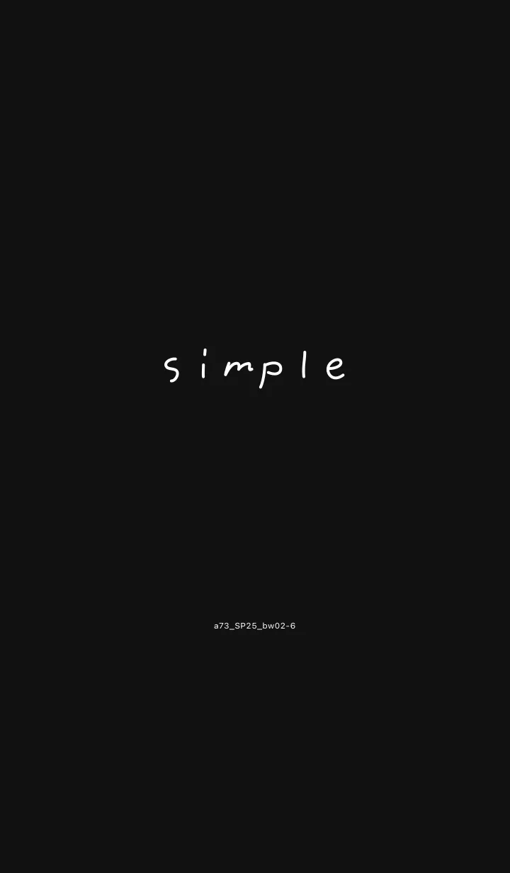 [LINE着せ替え] a73_25_黒/白2-6の画像1