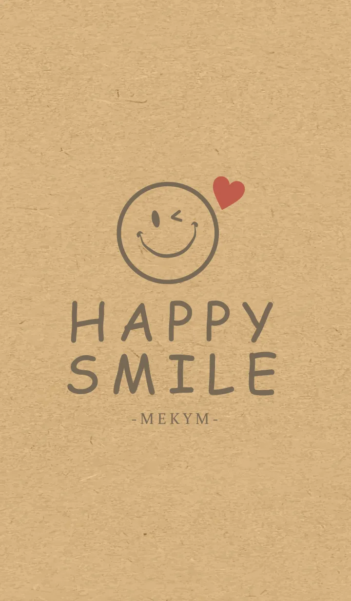 [LINE着せ替え] HAPPY SMILE KRAFT -LOVE- 48の画像1