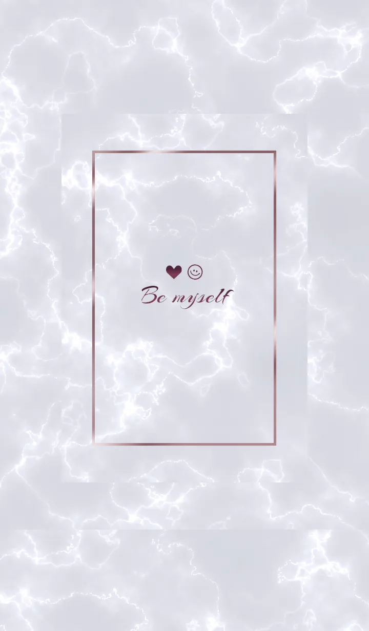 [LINE着せ替え] 「私らしく♬」♥大理石パープルグレー34_1の画像1