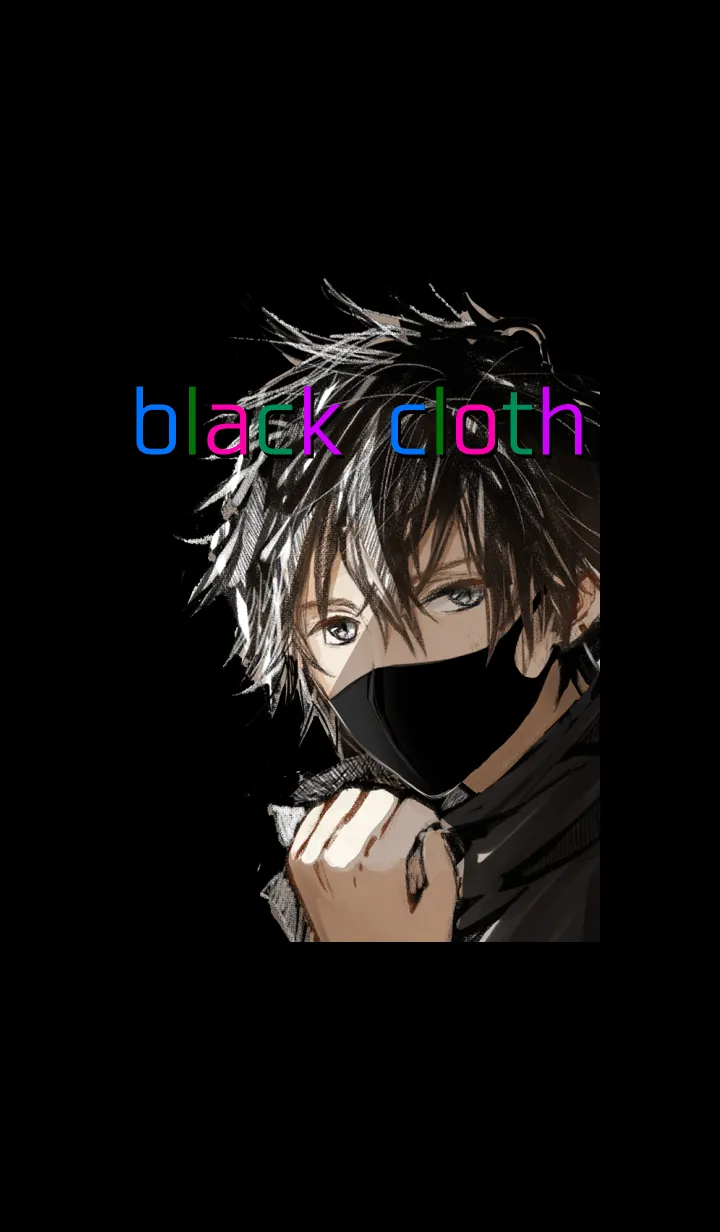 [LINE着せ替え] black clothの画像1