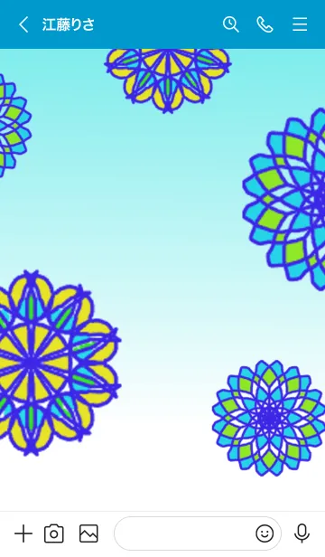 [LINE着せ替え] 穏やかな花VIの画像3