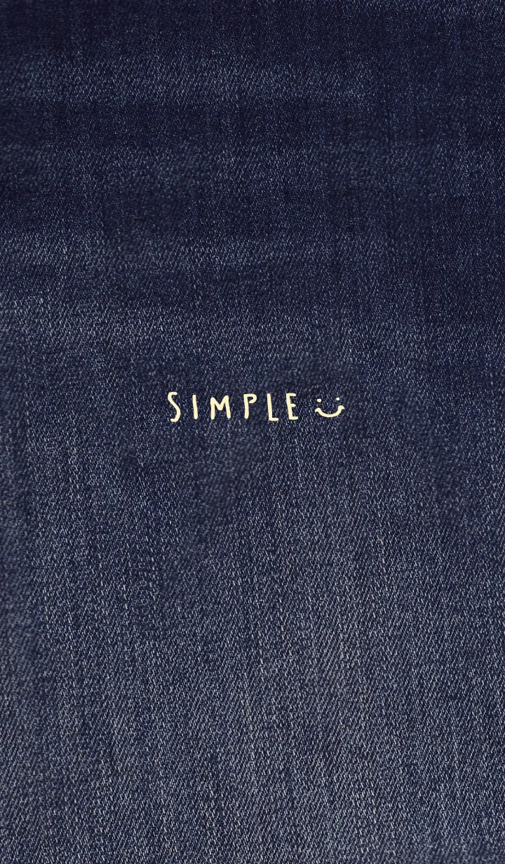 [LINE着せ替え] デニム-イエロー2-の画像1