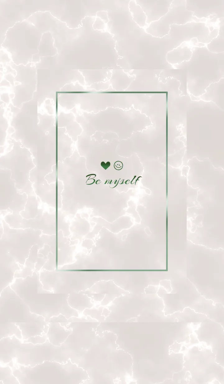 [LINE着せ替え] 「私らしく♬」♥大理石ブラウン36_1の画像1