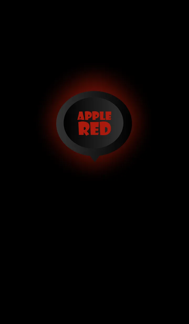 [LINE着せ替え] Apple  Red In Black Ver.1 (JP)の画像1