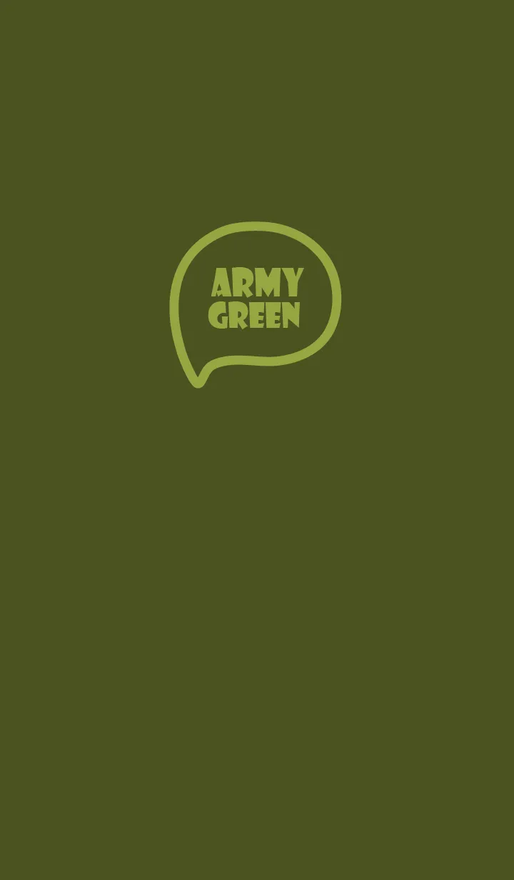 [LINE着せ替え] Love Army Green Theme Ver.8 (JP)の画像1