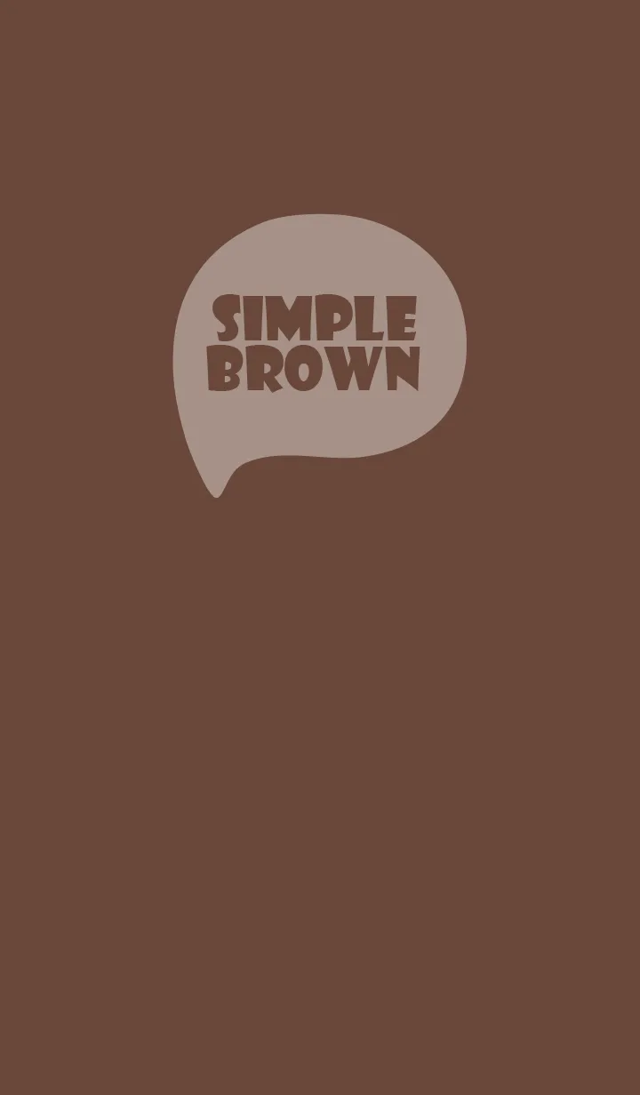 [LINE着せ替え] Brown  Theme Ver.8 (JP)の画像1