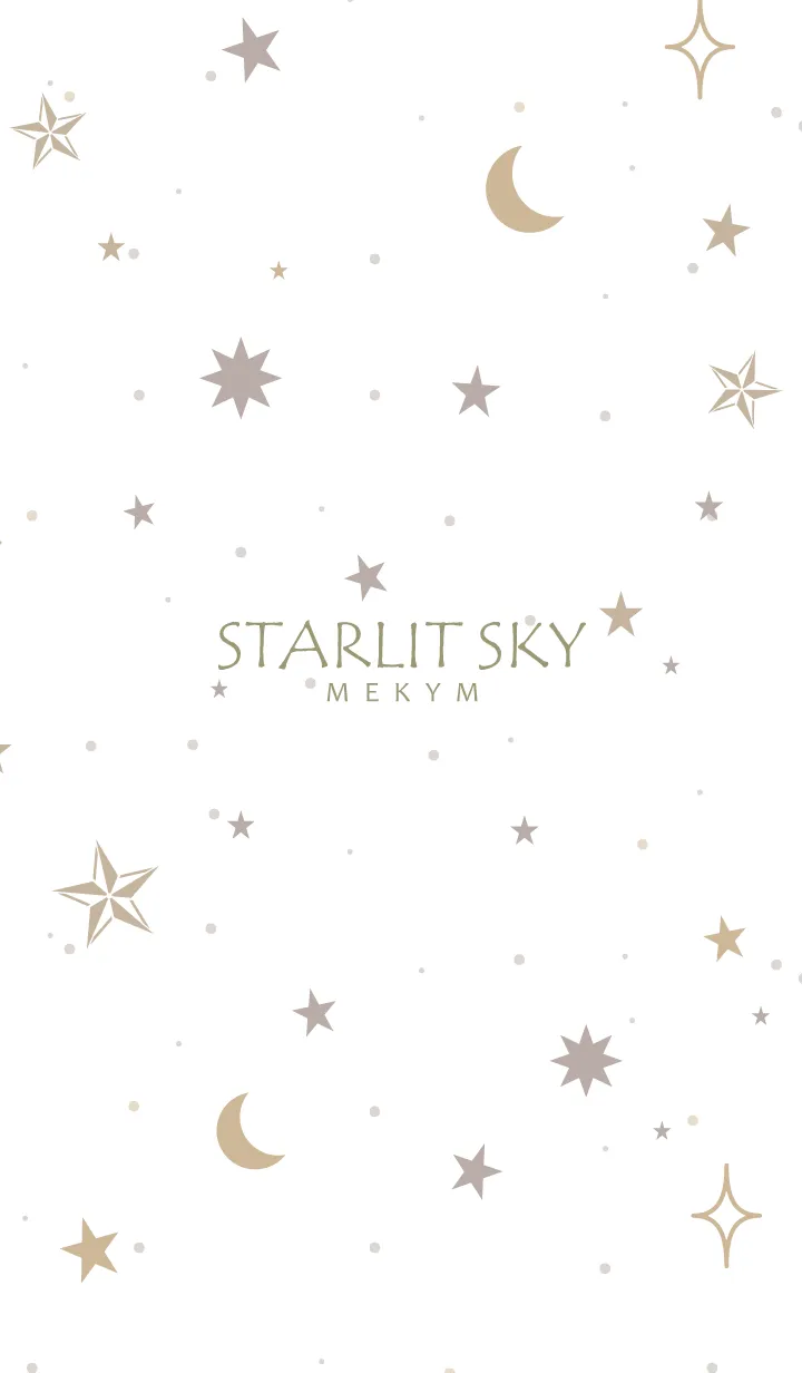 [LINE着せ替え] SIMPLE STARLIT SKY-MEKYM 18の画像1