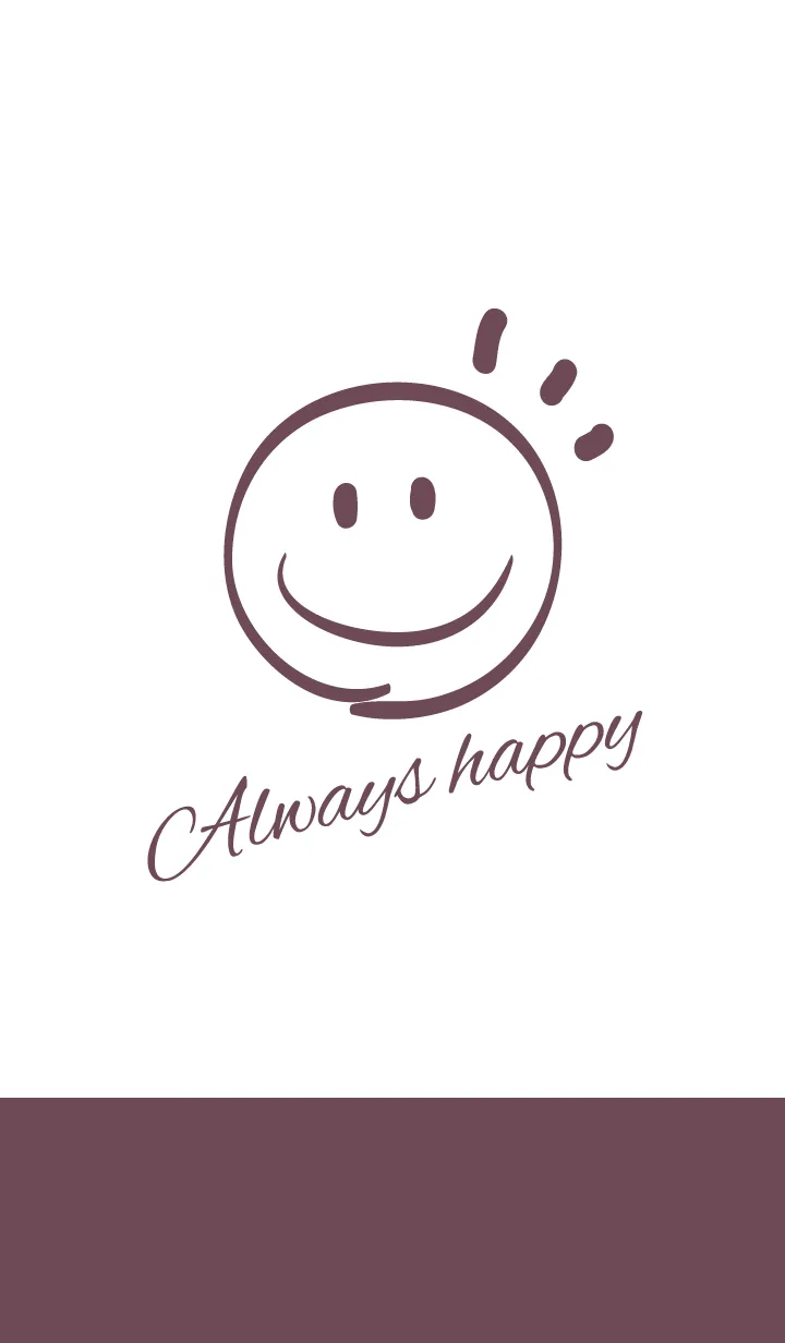 [LINE着せ替え] Always happy -Cocoa-の画像1