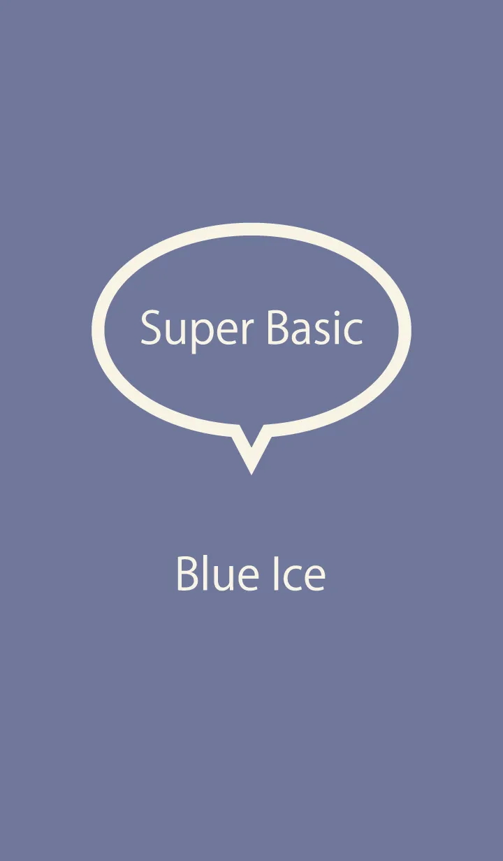 [LINE着せ替え] Super Basic Blue Iceの画像1